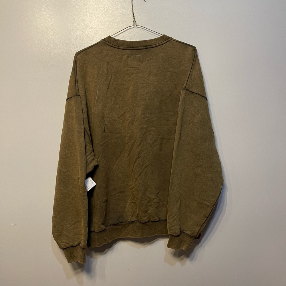 Olive Pullover Sweat Shirt